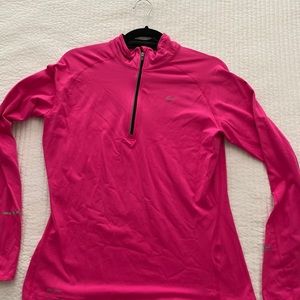 Nike half zip running shirt, L
